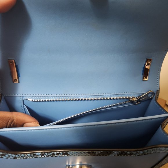 BURBERRY Bright Sky Blue Crosbody Bag - Picture 10 of 16